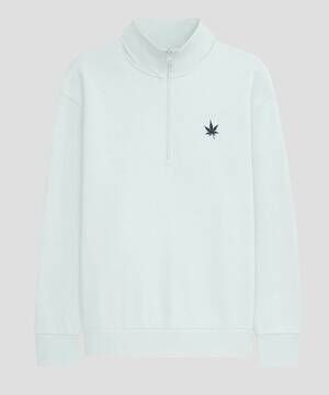 NEW BOAST men's fleece quarter zip sweatshirt in country air